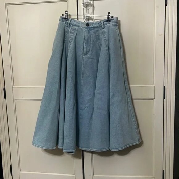 Jason Wu Denim flared skirt - Picture 1 of 3